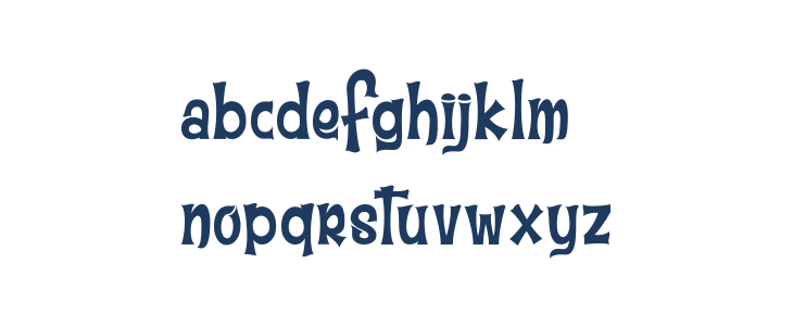 Moustache Club 2 Lowercase