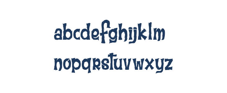 Moustache Club Lowercase