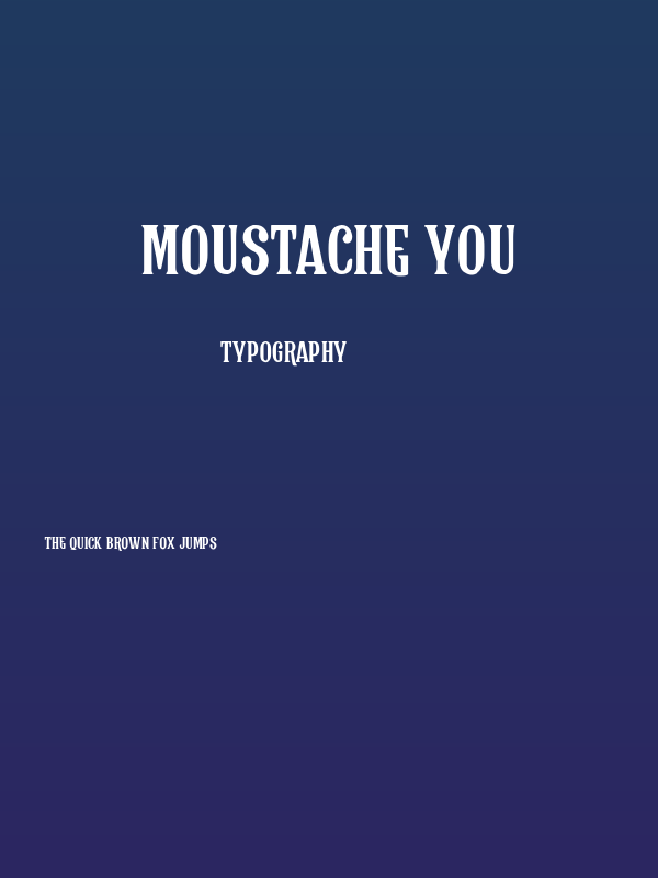 Moustache You Poster