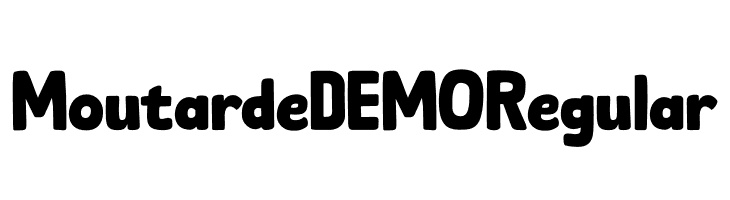 Moutarde DEMO Regular  لخطوط تنزيل