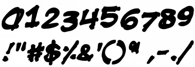 Mouth Breather BB Bold Font OTHER CHARS