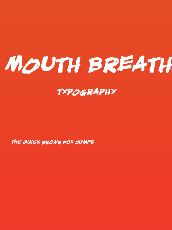 Mouth Breather BB Bold Poster