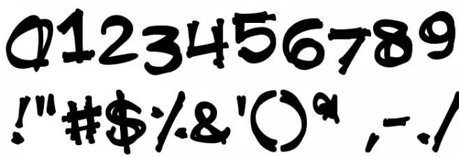 Mouth Breather BB Font OTHER CHARS