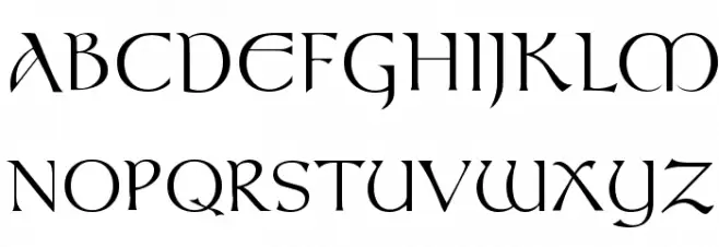 Mouth Font UPPERCASE