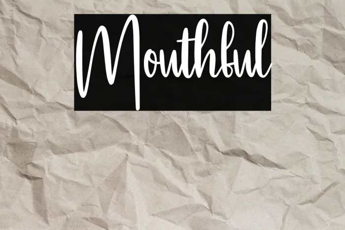 Mouthful Example 1