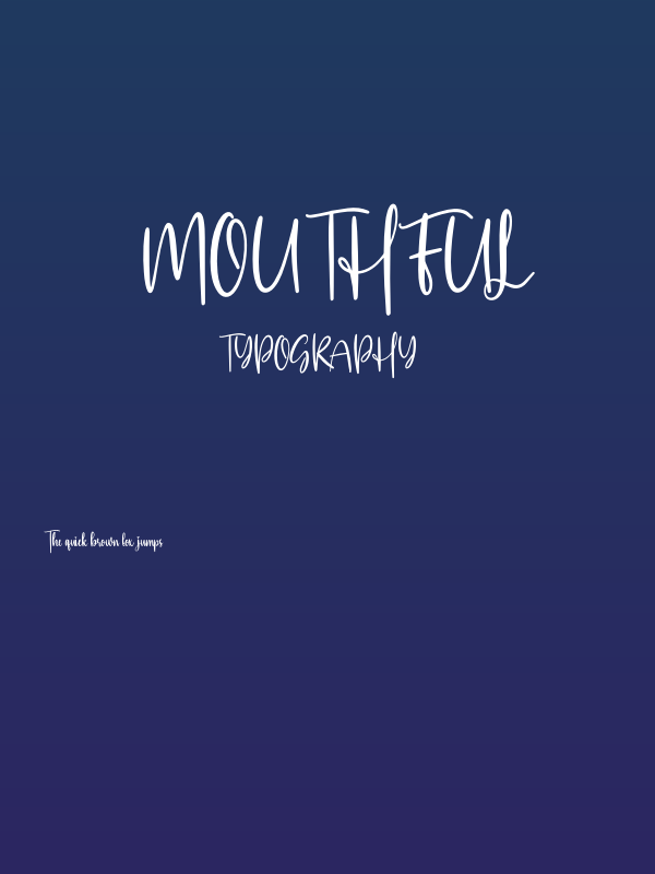 Mouthful Poster