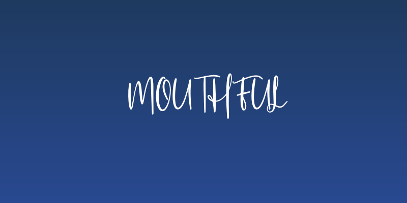 Mouthful Social Header