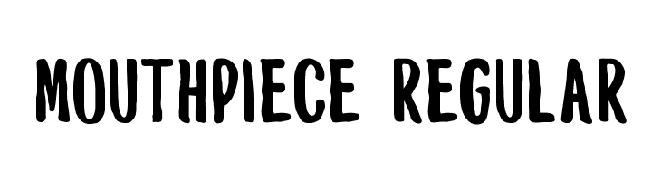 Mouthpiece Regular Font