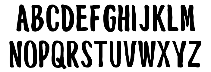 Mouthpiece Regular Font LOWERCASE