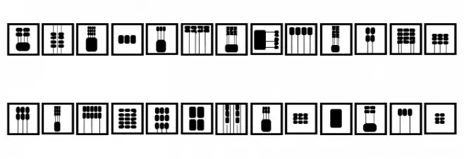 Mouvman Regular Font Litere mari