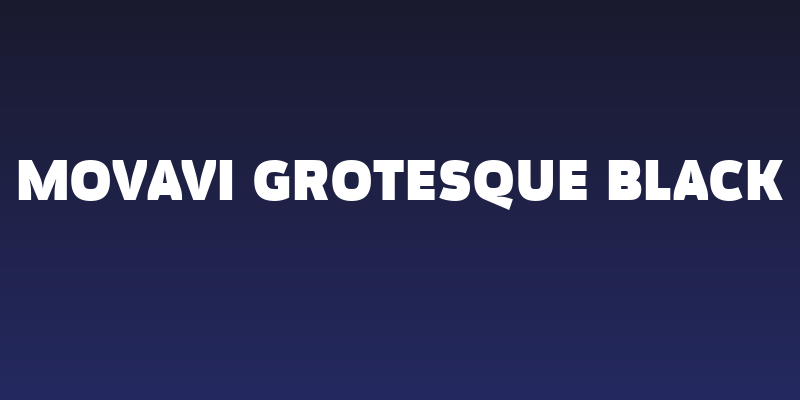 Movavi Grotesque Black Social Header