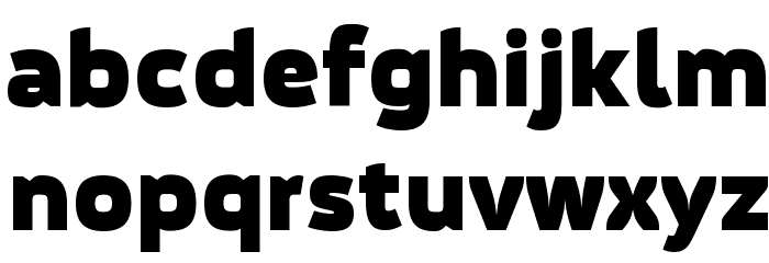 Movavi Grotesque Black Font LOWERCASE