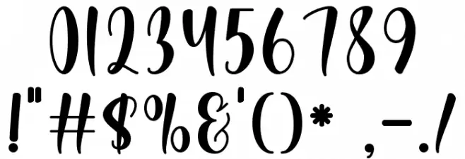 Move Only Font Alte caractere