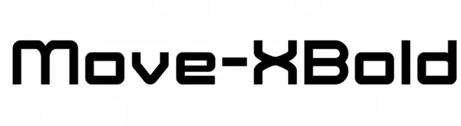 Move-X Bold  Fuentes Gratis Descargar