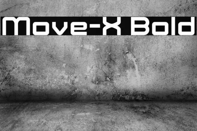 Move-X Bold Font examples