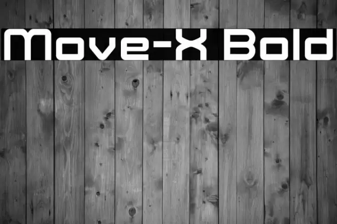 Move-X Bold Font examples