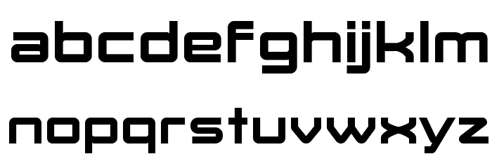 Move-X Bold Font LOWERCASE