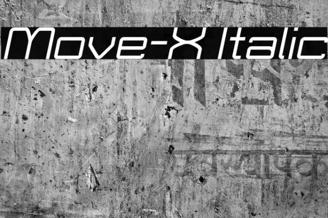 Move-X Italic Example 1