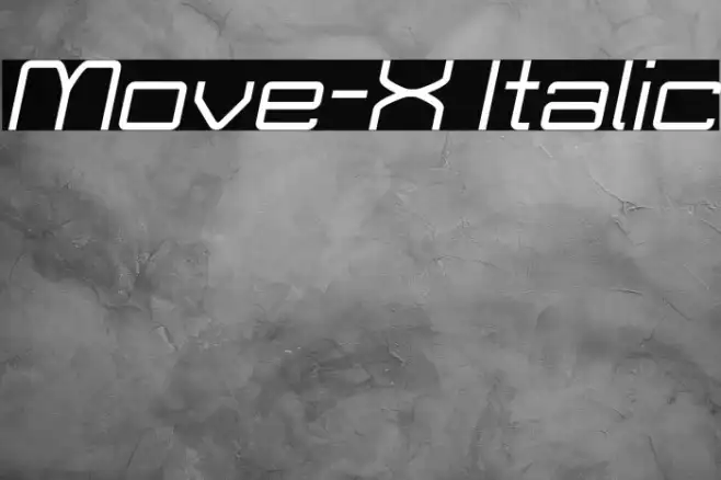 Move-X Italic Example 2