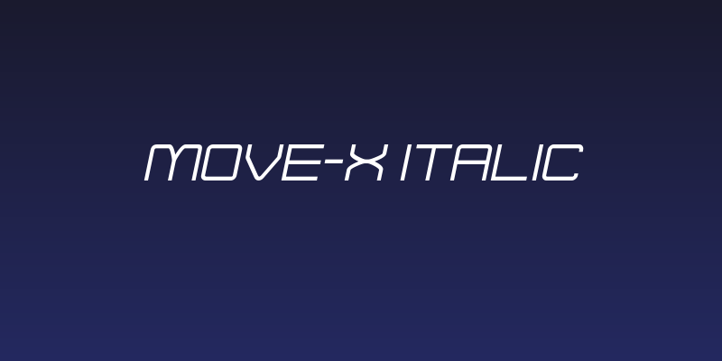 Move-X Italic Social Header