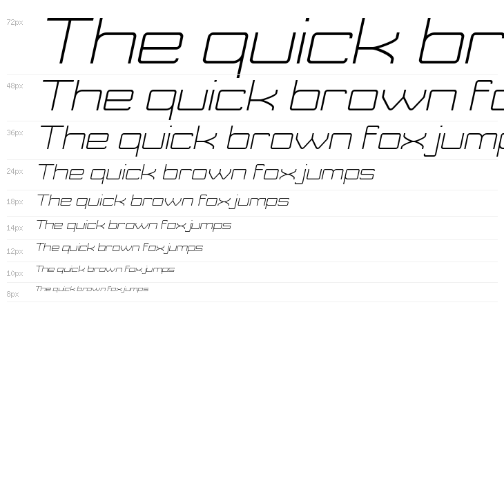 Move-X Light Italic Waterfall