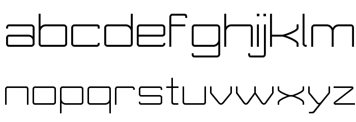 Move-X Light フォント 小文字