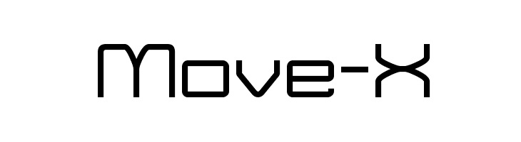 Move-X  नि: शुल्क फ़ॉन्ट्स डाउनलोड