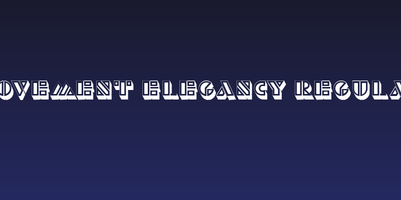 Movement Elegancy Regular Social Header