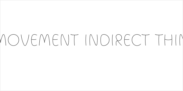 Movement Indirect Thin Logo
