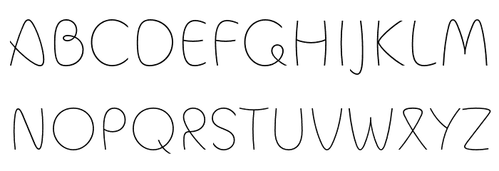 Movement Indirect Thin Font LOWERCASE