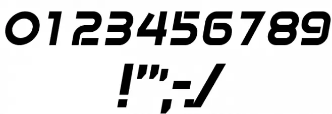 Movement Italic Шрифта ДРУГИЕ символов