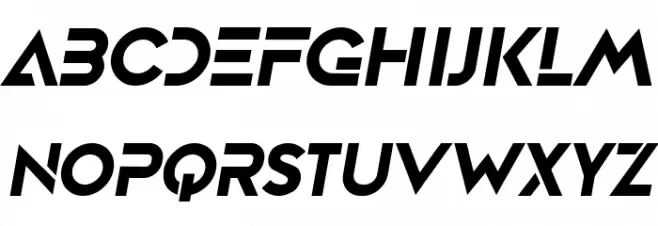 Movement Italic Fonte MAIÚSCULAS