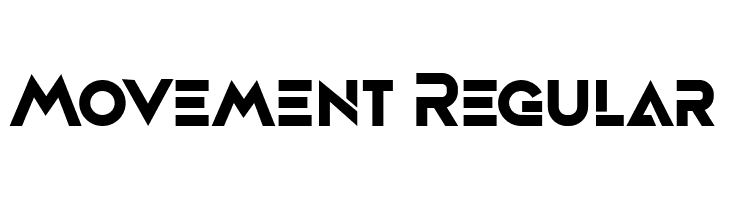 Movement Regular  免费字体下载