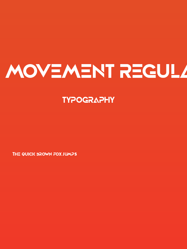 Movement Regular Poster