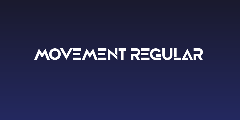 Movement Regular Social Header