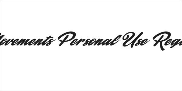 Movements Personal Use Regular Logo