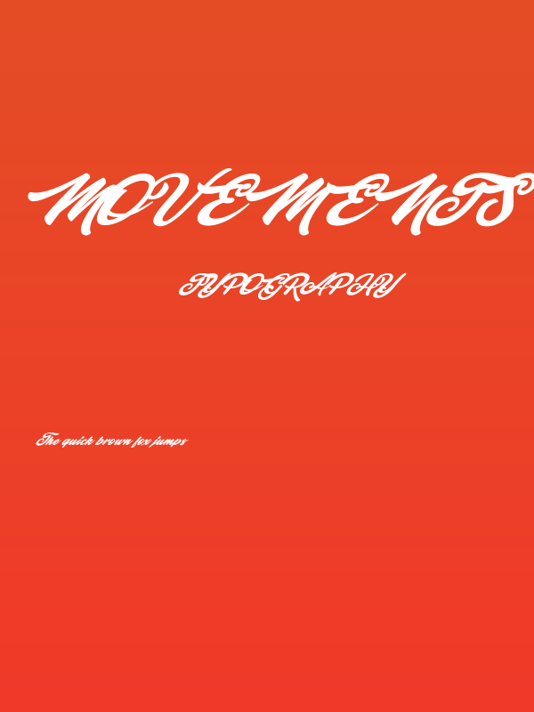 Movements Personal Use Regular Poster