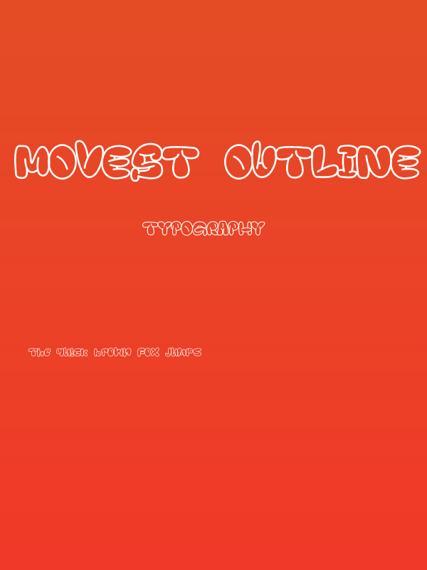 Movest Outline Poster