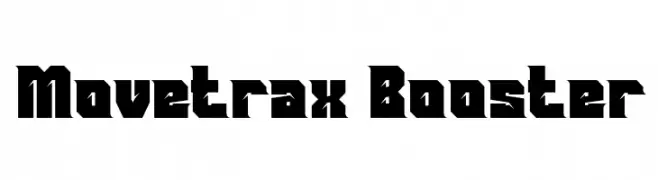 Movetrax Booster Caratteri