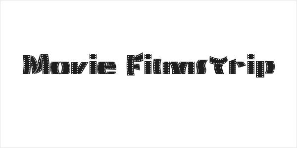 Movie Filmstrip Logo