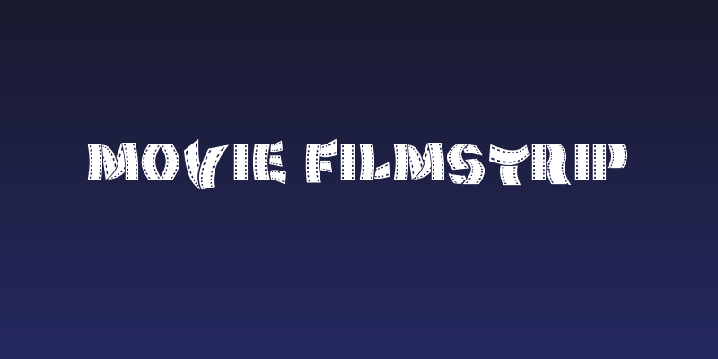 Movie Filmstrip Social Header