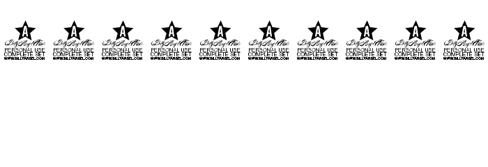 Movie Makers Personal Use Font OTHER CHARS