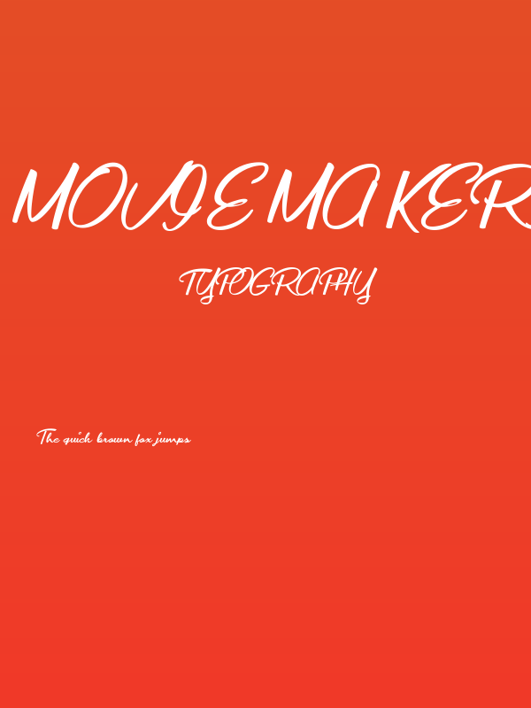 Movie Makers Personal Use Poster