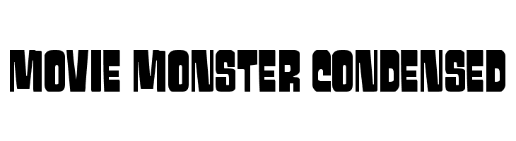 Movie Monster Condensed  免费字体下载