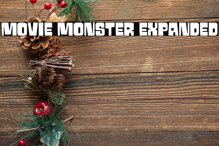 Movie Monster Expanded Example 1