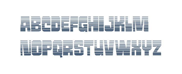 Movie Monster Gradient Lowercase