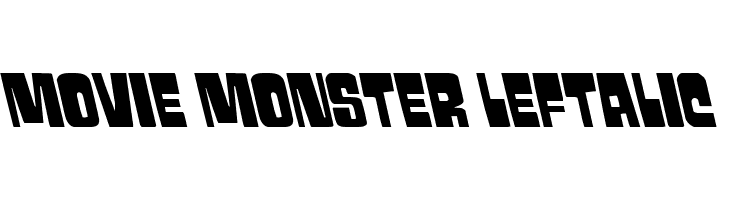 Movie Monster Leftalic  لخطوط تنزيل