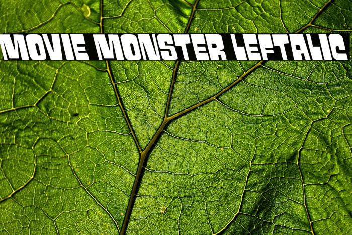 Movie Monster Leftalic Example 3
