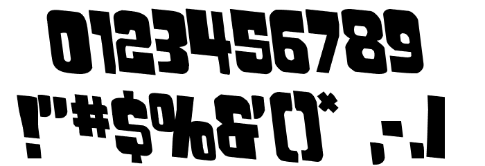 Movie Monster Rotalic 2 Font OTHER CHARS
