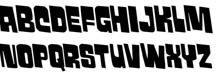 Movie Monster Rotalic 2 Font LOWERCASE
